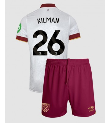 West Ham United Max Kilman #26 Tredje Kläder Barn 2024-25 Kortärmad (+ Korta byxor)